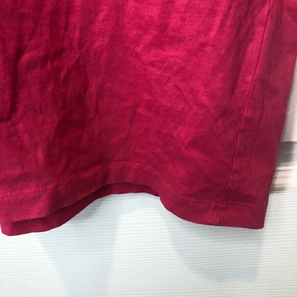 Ralph Lauren Sport pink v neck tee shirt, size large - Picture 7 of 7